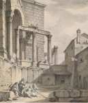 Clerisseau Charles-Louis View of the Temple of Jupiter Mausoleum in Diocletian s Palace in Spalato - Hermitage